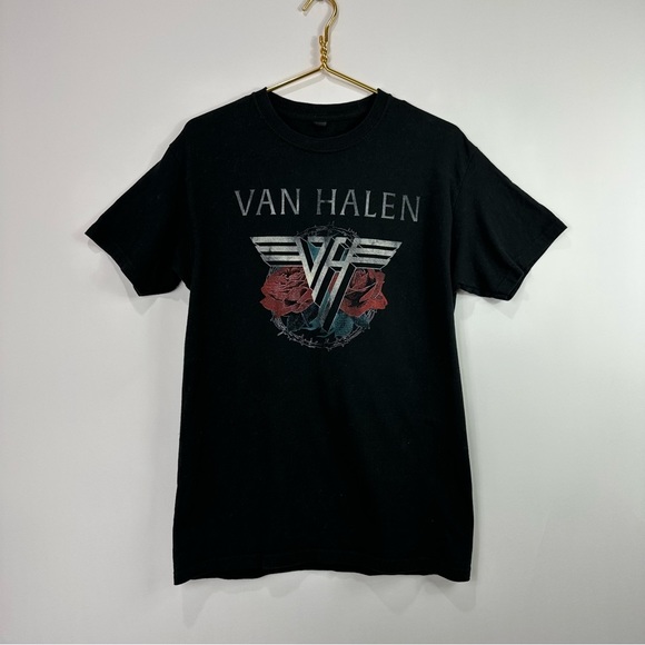 T-shirt Van Halen - Logo classico 100% ufficiale Blu XL